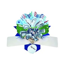 Happy Birdie 골프 팝업 인사말 카드 오리지널 두 번째 자연 3D 팝업 카드