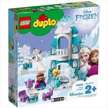 레고(LEGO) 듀프로 아나운서와 눈의 여왕 빛난다 엘사 아이스 캐슬 10899 장난감 블록, 1세트