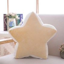 무지개 붙박이의자 쿠션 등방석 소형 등쿠션 의자쿠션 포인트 모찌 의자쿠션 인테리어, 노란 별 36 x 36cm