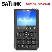 SATLINK SP-2100 디지털 위성 신호 HD S2 3.5 인치 LCD 컬러 SP 6906 보다 우수, 3.SP2100  영국 플러그