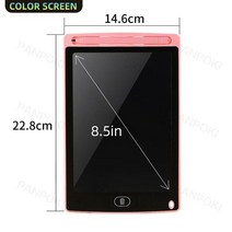 스마트 전자 칠판 보드 851012 인치 드로잉 화면 쓰기 태블릿 장난감 필기 패드 펜 교육 완구, 없음, Pink 85 inch 색상