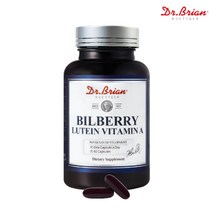 닥터브라이언 빌베리 루테인 비타민A 1 000mg x 60캡슐 눈에좋은영양제