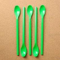 커피스푼 5p 색상랜덤 긴티스푼 칵테일스틱 커피스푼 긴티스푼 롱스푼 일회용티스푼, 본상품