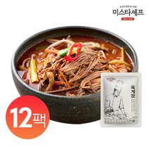 미스타셰프 육개장 600g 12팩, 12개