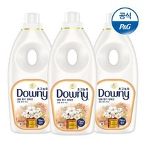 롯데하이마트 다우니 초고농축 섬유유연제 생화향기 코튼 1Lx3[D175*3]