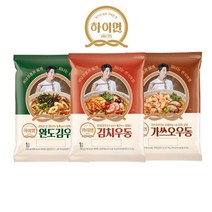 삼립 하이면 완도김우동 1봉(205g) / 가쓰오우동 1봉(207g) / 김치우동 1봉(198g), 완도김우동 1봉, 1개, 205g