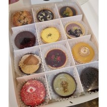 빵곰언니 수제 타르트 디저트 에그타르트 맛집 (특대) 선물세트, 타르트 9개 선물셋트
