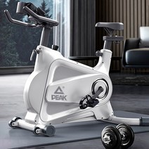 가정용 실내자전거 싸이클 스피닝자전거 무소음 운동 헬스바이크, 블랙