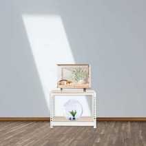 축양장 어항다이 선반 2단 400 x 400 x 420, 화이트