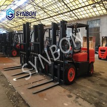 SYNBON 디젤 유압 지게차 3.5 톤 지게차 CE 인증 저장 장비 리프팅 운송 기계 SYF35, 협력사
