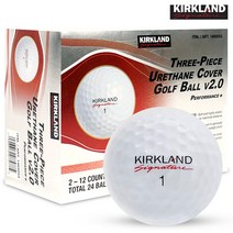 커클랜드 시그니춰 3 피스 골프공 24개