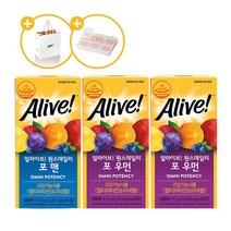 [Alive] 얼라이브 맨 1병+우먼 2병[필케이스 쇼핑백], 상세설명 참조, 없음