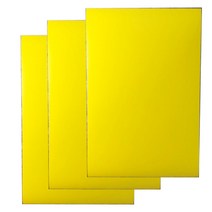 [제이스마그네트] 칼러 고무자석 시트 판 300x200x0.8T, 3p엘로우