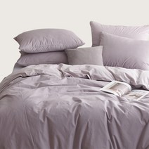 오가닉 와플면 그레이 이불커버(K Q S), 그레이_Q(200x230cm)