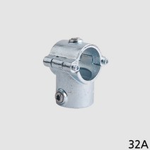 파이프 클램프 T 자 32A 42.4MM 실버 직각 인테리어 조인트 무용접 6각 랜치