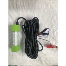 집어등 12V 수중 미끼 램프 100W 볼락 갈치 오징어 야간 바다 낚시, 녹색등 12V 150W 10m케이블