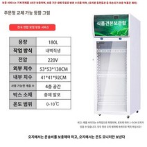 찜질방 음료수 냉장고 사우나 마트 소형 탕비실 주류, 온도 표시 이중 잠금 장치가 있는 흰색 5353138