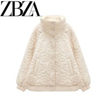 자라 패딩 점퍼 숏기장 아우터 ZARA 플라워 누빔 가을 겨울 자켓 4341890 712