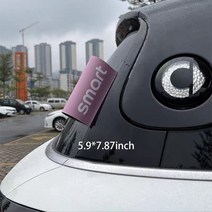 엠블럼 자동차 범용 워싱 라벨 워터 마크 도어 태그 스티커 데칼 장식 팀 로고 경고 액세서리 스마트 엘프 1, [01] A