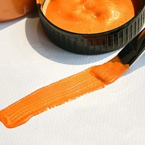 아크릴 물감 100ml 오일 페인트 페인팅 메탈릭 아크릴 골드 조각상 색칠 손으로 그린, 펄 오렌지