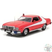 클래식 자동차 다이캐스트 그린라이트 1:24 스타스키와 허치 1976 포드 그란 토리노 8, 그린라이트 1976 포드 그란 토리노
