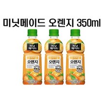 [코카콜라]미닛메이드 오렌지 350PET 24입, 24개, 350ml