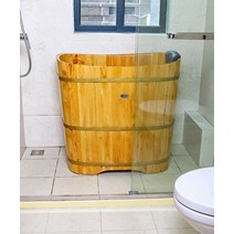 가정용 반신욕기 힐링 테라피 스파 훈증기 편백찜질방, 93cm 진주