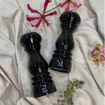 [신우] 솔트밀 소금갈이 그라인더 분쇄기 소금통 블랙 18cm, 옵션:솔트밀18cm