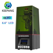 3D프린터제작 3D프린터피규어 4k 2k 레진 3d 6.6 4k 흑백 스크린 sla lcd uv 수지 sla 3d kp6 plus 14385180mm, kp6 모노 2k