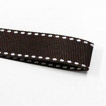 선물포장리본 꽃포장리본 골지 스티치 리본 (폭 5mm 길이90m)(폭 10mm/15mm 길이 45m), 30(브라운)