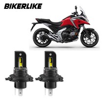 혼다 NC750X 오토바이 LED 전조등 12V H4헤드램프 2면 헤드라이트 바이크, BLT 12v H4 오토바이LED 2면 블랙
