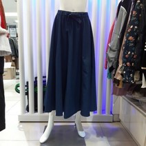 밸리걸 데님 벨티드 롱 스커트(460790)