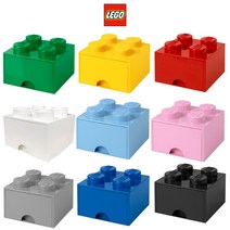 [LEGO]레고 블럭 서랍 정리함 4구_그레이/ 서랍형, 서랍형 정리함4 - 그레이