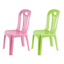 외부용 의자 카페 정원 야외 행사용 흡연실 가든 체어 플라스틱 등받이 간이 의자, 초록, 본상품선택