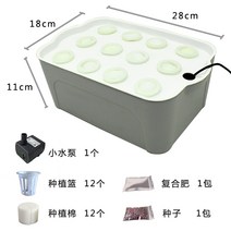 스마트팜 식물재배기 가정용 수경재배기 실내 led Physio 스마트 수경 재배자 r 흙 없는 재배 가족 야채 야채 묘목 식물 성장 보충 빛 142, 수경 화분 세트 (수경 화분 + 워터 펌프 + 씨