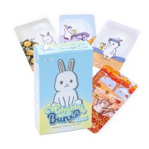 타로카드 오늘의운세 타로공부 사주 통통한 bune 토끼 오라클 타로 카드 점술 운명 파티 보드게임, Rabbit