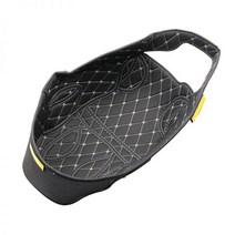 아프릴리아 SRMAX300 시트 트렁크 커버 가드, 블랙 화이트 라인