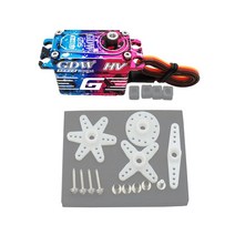 GDW HV G92 / G95 브러시리스 모터 서보 RC 레이싱 드론 장난감 비행기 스틸 소재 제작 RC 비행기 드론, 02 G95 Servo