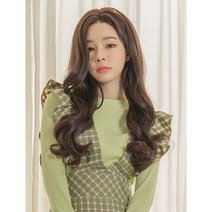 가발나라 여자 수제 레이스 프론트 통가발 긴앞머리 레인펌 걸스홀릭, S-SIZE, 초코브라운