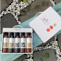 농부프린스 석류청 개복숭아청 감식초 오디청 5종선물세트, 5종세트
