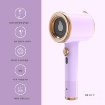 DFMEI 핸드 헬드 교수형 다림질 기계 가정용 소형 전기 다리미 다림질 기계 스팀 의류 휴대용, 웜퍼플 [티타늄골드패널+평다림]