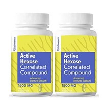 Vitablosom 비타블로섬 AHCC 1500mg 180캡슐 2통 세트, 180 Count ( Pack of 2)