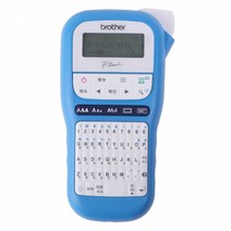 브라더 라벨기 PT-H110BW 휴대용 라벨프린터 건전지 6개 추가 증정, 라벨기( PT-H110BW)