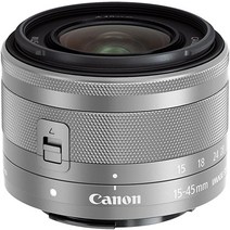 캐논 Canon DSLR 카메라 EF-M 렌즈 canon ef-m 15-45mm f3.5-6.3 is stm milc 와이드 줌 흑연, 실버