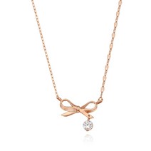 마르제 14K 목걸이 러블리 리본 스타일