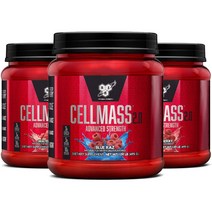 BSN CELLMASS 2.0 비에스엔 셀매스 2.0 50서빙 495g (1.09 lb) 3가지 맛, Blue Raz