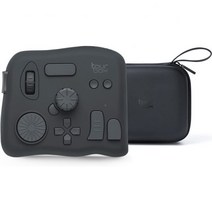 TourBox NEO 비디오 편집 컨트롤러 사진편집기 바로가기 키보드 Windows/Mac 그리기 태블릿/마우스와 함께 사용, 보관 가방 없음, 1개