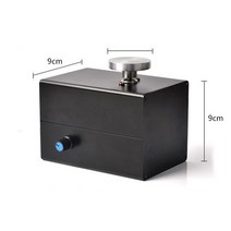 도자기물레전기 도자기 휠 기계 예술 공예 점토 도구 조각 키트 미니 회전 플레이트 4.5cm 턴테이블, 01 Black