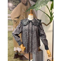 써스데이아일랜드 페이크 레더 카라(T218MBL235W)(1272560)