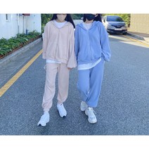 [당일배송 1+1] 여성용 트레이닝세트 셋업 후드집업 조거팬츠 트레이닝 팬츠